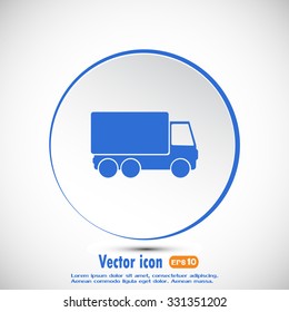 Vector illustration of a truck 