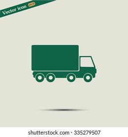 Vector illustration of a truck 
