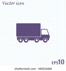 Vector illustration of a truck 