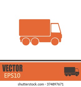 Vector illustration of a truck 
