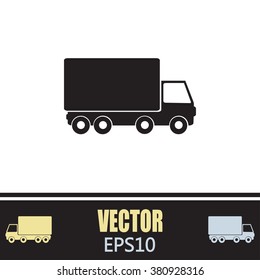 Vector illustration of a truck 
