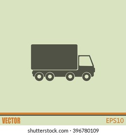 Vector illustration of a truck 