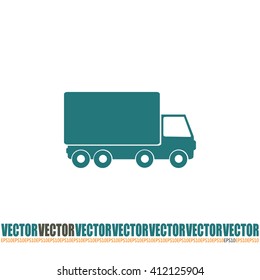 Vector illustration of a truck 
