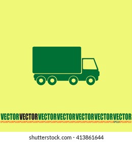 Vector illustration of a truck 