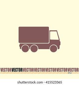 Vector illustration of a truck 