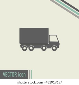 Vector illustration of a truck 