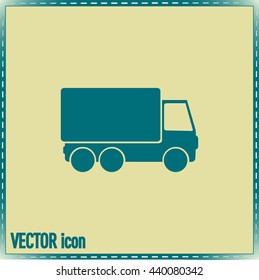 Vector illustration of a truck 