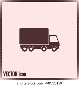 Vector illustration of a truck 