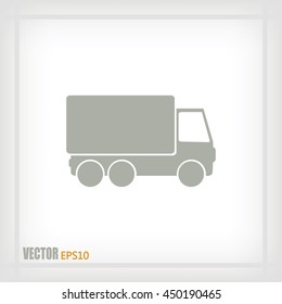 Vector illustration of a truck 