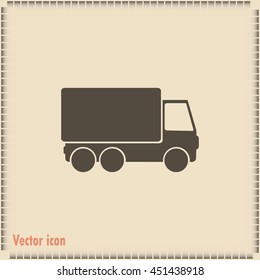 Vector illustration of a truck 