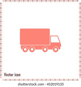 Vector illustration of a truck 