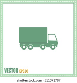 Vector illustration of a truck 
