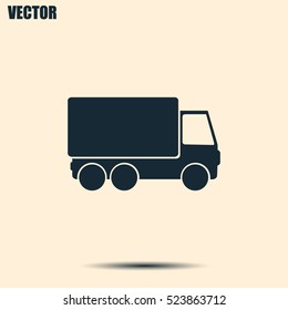 Vector illustration of a truck 