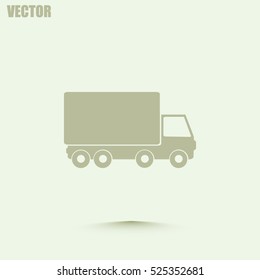 Vector illustration of a truck 