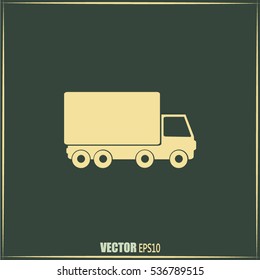 Vector illustration of a truck 