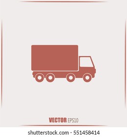 Vector illustration of a truck 