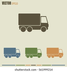 Vector illustration of a truck 