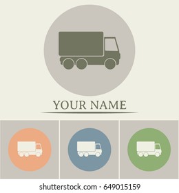 Vector illustration of a truck 
