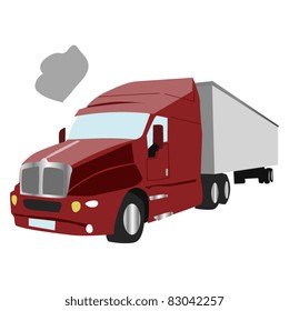 vector illustration truck