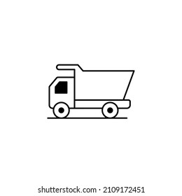 Vector illustration of truck icon