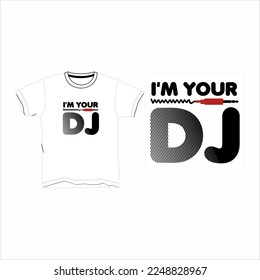 Vector illustration of t-shirt design . Front  views