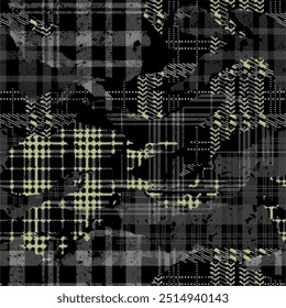 Vector illustration of T-shirt Design pattern , Abstract geometric background. T-shirt Design , Chest design