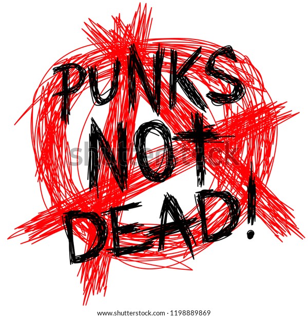 Punks not dead эскиз тату