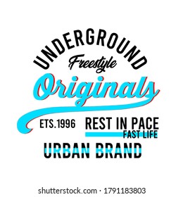 Vektorgrafik für T-Shirt-Druck und andere Verwendungszwecke.

