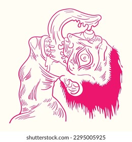 Vector illustration for t-shirt prints and other uses design. Vector illustration design for fashion fabrics, textile graphics, prints.