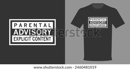Vector illustration. T-shirt with the words 