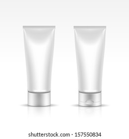 Vector Illustration of Tube for Cosmetic Package