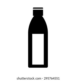 Vector Illustration of  tubular bottle