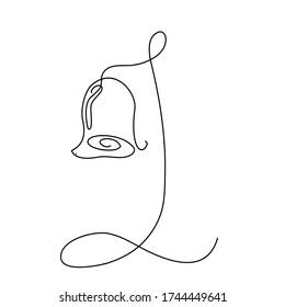 Vector illustration of tulip set lamp