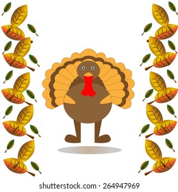Vector illustration of turkey