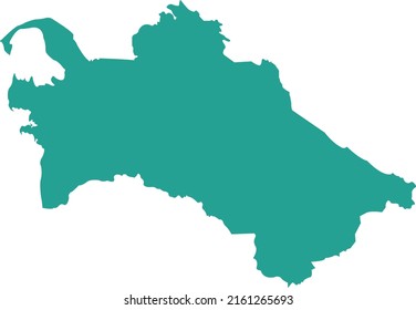 Vector Illustration of Turkmenistan map