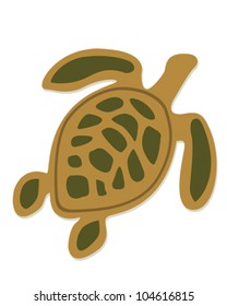 vector illustration of a turtle