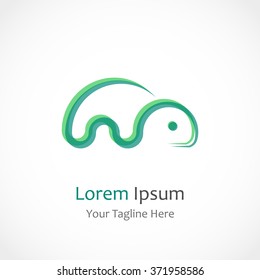 Vector illustration of a Turtle symbol