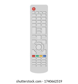 Vector Illustration der Fernbedienung, Flachbild-Ikone