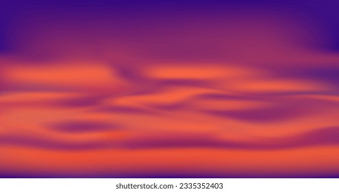 Vector illustration of twilight sky