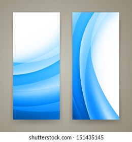 Vector Illustration of Two Abstract Banners