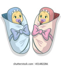 https://image.shutterstock.com/image-vector/vector-illustration-two-babies-boy-260nw-451482286.jpg