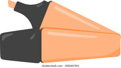 Ilustración vectorial de dos resaltadores para material de diseño