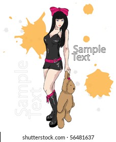 Vector illustration. Typographical Business concept design