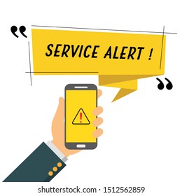Vector illustration of typography design. Mobile service alert template concept. Chat talk frame citation. Quotation paragraph symbol icon. double bracket comma mark. bubble dialogue banner.