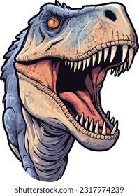 Vektorgrafik-Tyrannosaurus-Rex-Aufkleber