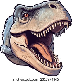 Vektorgrafik-Tyrannosaurus-Rex-Aufkleber