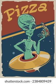 Vector illustration of UFOs in EPS10 version format
