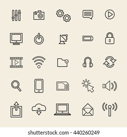Vector Illustration UI Technology Icon Concept