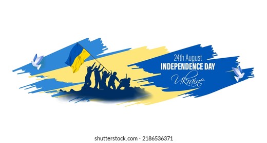 Vector illustration for Ukraine Independence Day