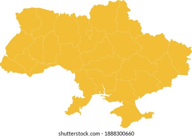 vector illustration of Ukraine map